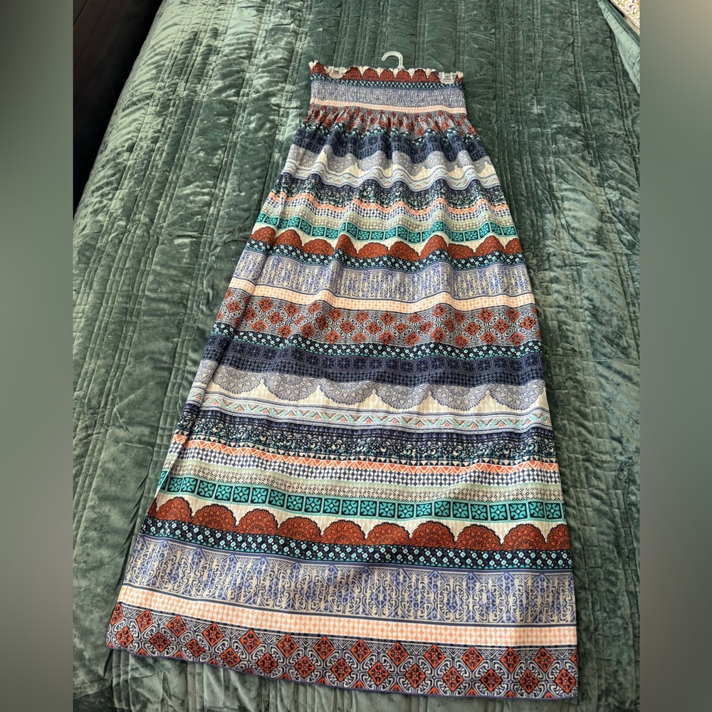 GAP strapless maxi dress